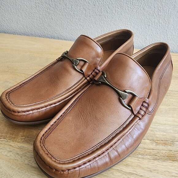 Donald Pliner Shoes Mens Size 10.5 Leather Bit Loafers Slip On Dannie01 main image 8